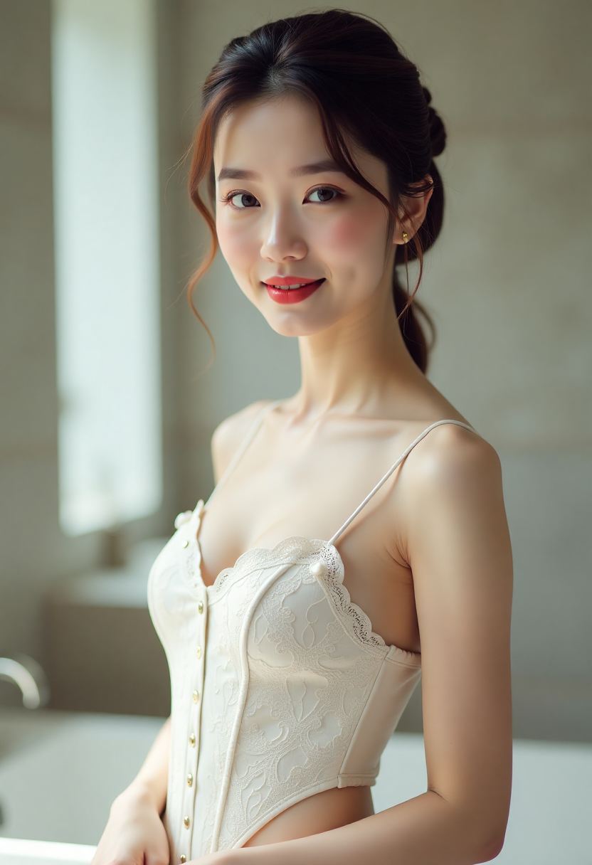 画画的小女孩安娜